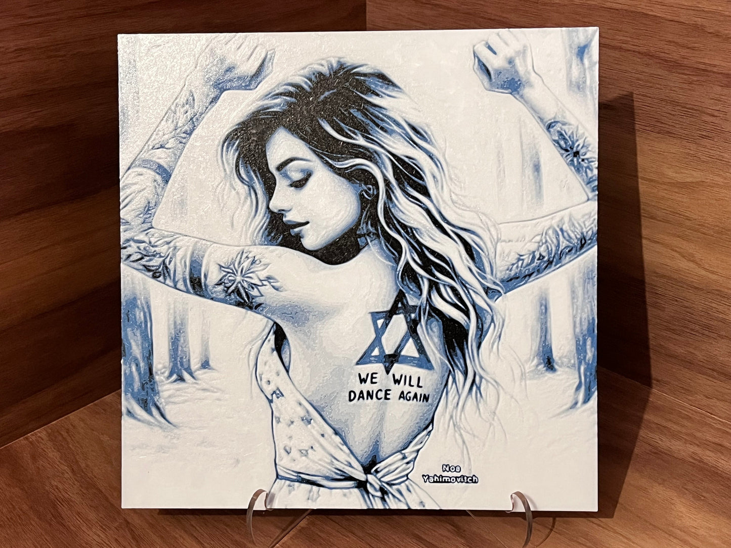 We Will Dance Again - 3D Printed Filament Painting in Support of Israel