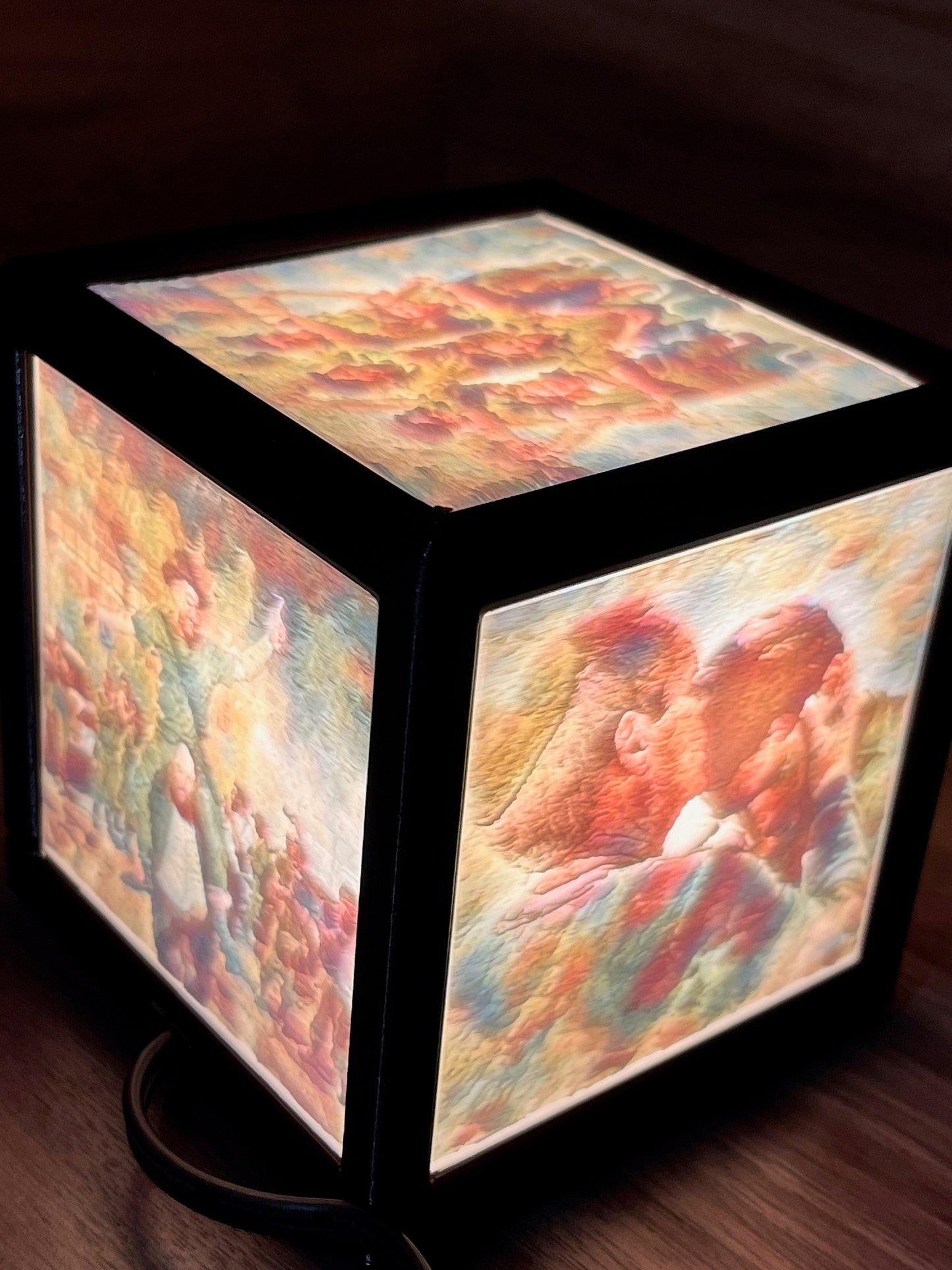 Am Yisrael Chai Light Cube | מנורת עם ישראל חי