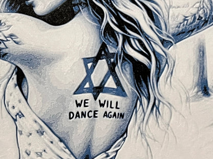 We Will Dance Again - 3D Printed Filament Painting in Support of Israel