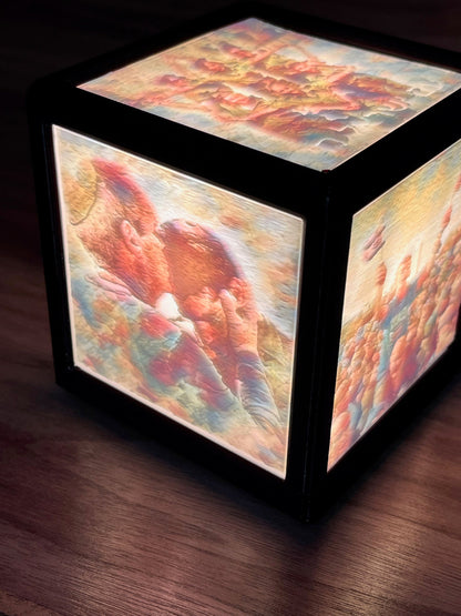 Am Yisrael Chai Light Cube | מנורת עם ישראל חי