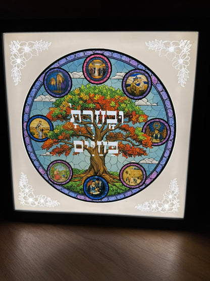 Choose Life – Sublimated & Laser-Cut Acrylic Light Box Art in 3D Printed Frame