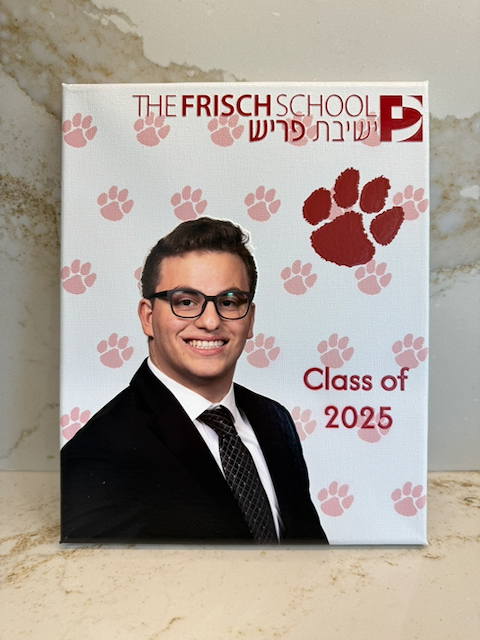 Custom Raised-Texture Photo Canvas – Personalized Graduation, Sports, or Event Display (8" x 10")