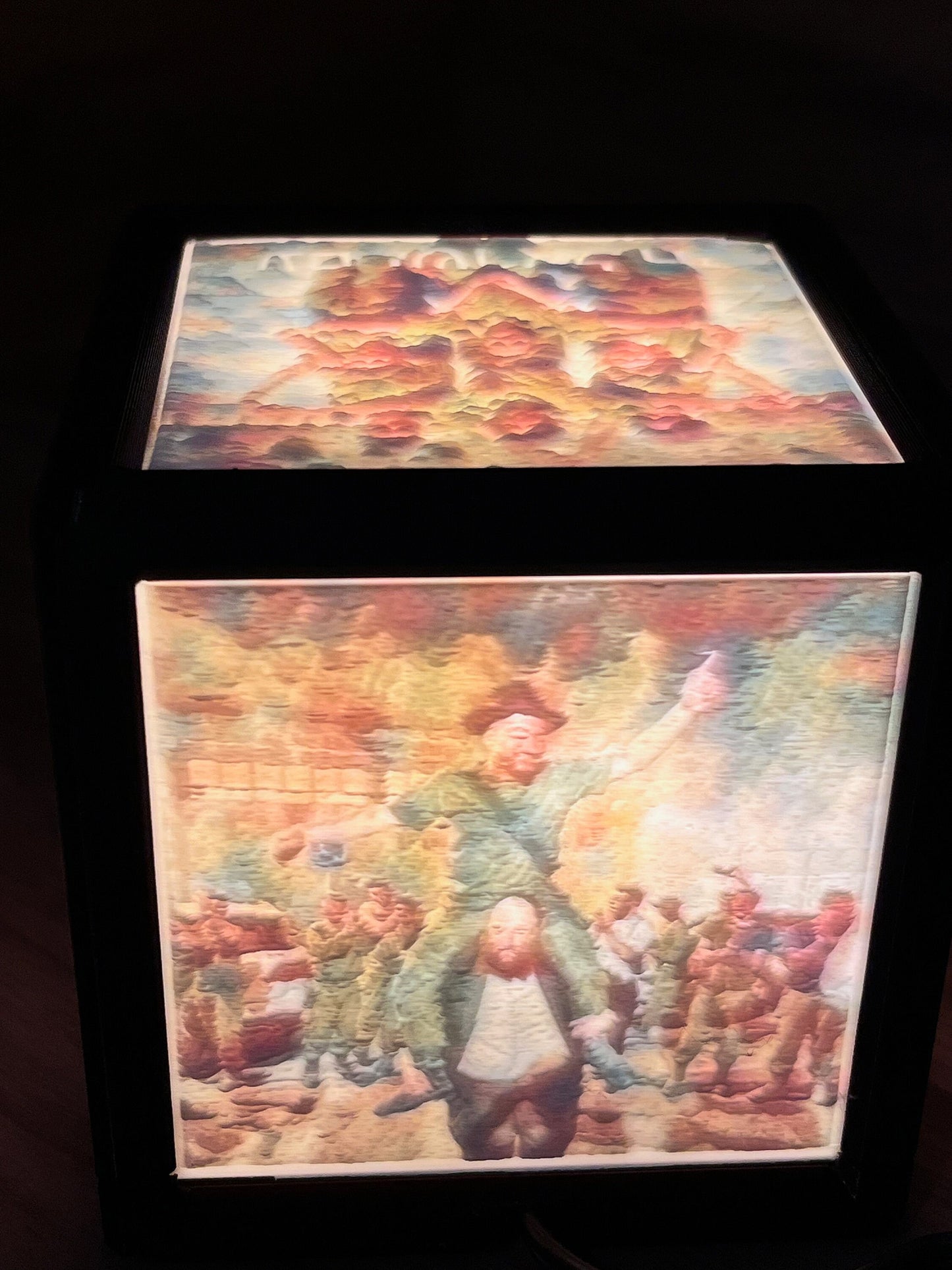 Am Yisrael Chai Light Cube | מנורת עם ישראל חי